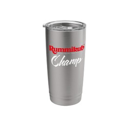 Rummikub Champ Stainless Steel Insulated Tumbler