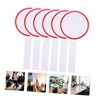 Angoily 12pcs Mini Erasable Scoreboards Handheld Dry Erase Voting Paddles