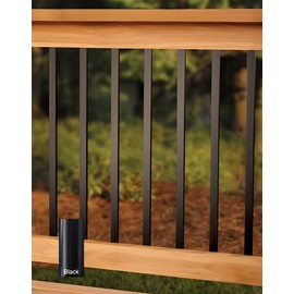 Deckorators Decorators 32" Traditional Aluminum Deck Baluster - Black (10 Pack)