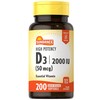 Sundance Vitamins High Potency D3 2000 IU Vitamin Supplement Quick