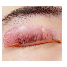 Korean Lash Lift Shields Asian Flat Shields 1mm Thin Lash Lift Pad For NO.1 Perm Soften Eyelashes 100% Glueless Lash Lifting Shield For Salon Usage Flatter Rods For Perming Lashes Thoroughly (Pink)