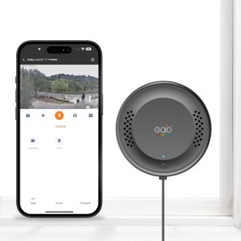 EOJO Starlight Window Camera - Replaces Outdoor Cameras | 2.4/5GHz Wi-Fi | 2K Resolution | Full-Color Night Vision Through Window | 64GB SD Card Included | AI-Powered Detection | Wide Angle View