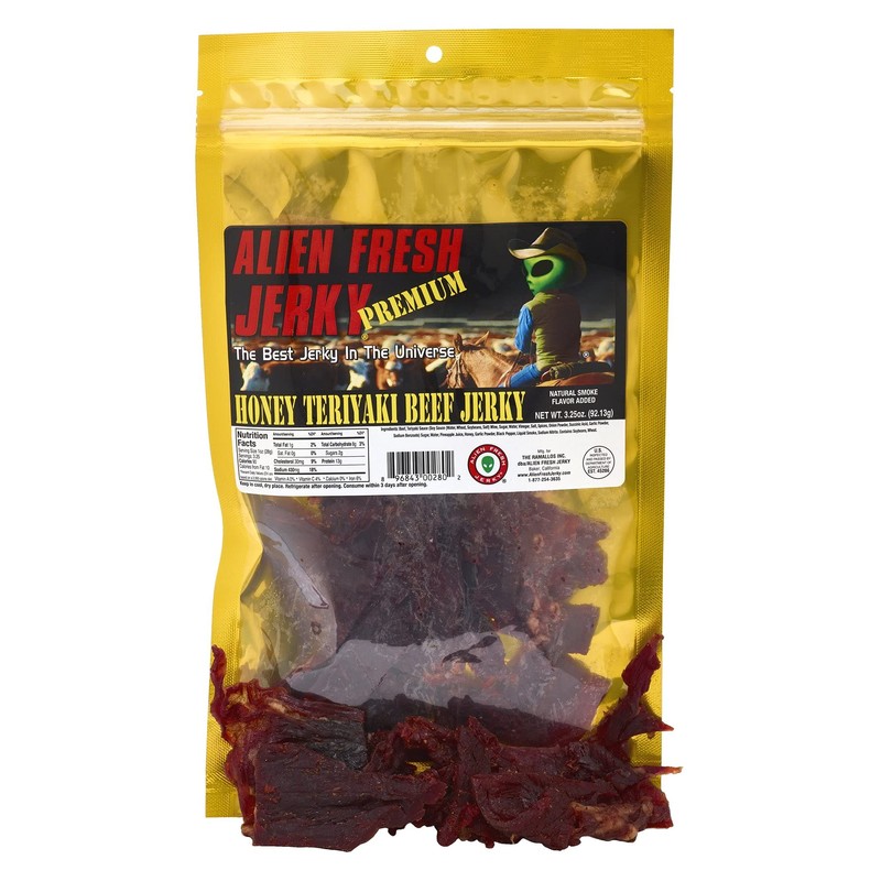 Alien Fresh Jerky - Classic - Honey Teriyaki - Premium