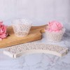 KOSTOO Cupcake Wrappers 50pcs/Pack Lace Cupcake Liners Laser Cut Cupcake