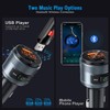 (Upgraded New Version) Bluetooth FM Transmitter for Car, Wireless Radio