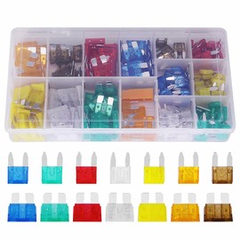 220pcs Assorted Mini Fuse Blade Fuses Set Auto Car Truck Assortment Kits ATM APM