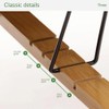 Bamboo Laptop Tray - Height & Angle Adjustable Foldable Legs