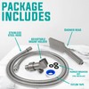 Metpure Handheld Shower Head with Easy Clicker for Multiple Sprays.