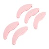 5pcs Curve Handle Lash Comb Stainless Steel Folding Eyelash Teeth
