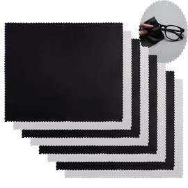 8 Pcs Premium Microfiber Cleaning Cloths - Ultra Soft, Lint-Free & Highly Absorbent for Phones, Laptops, Screens & Electronics, 6x7 Inches (15x18cm), Streak-Free Shine, Everyday Use