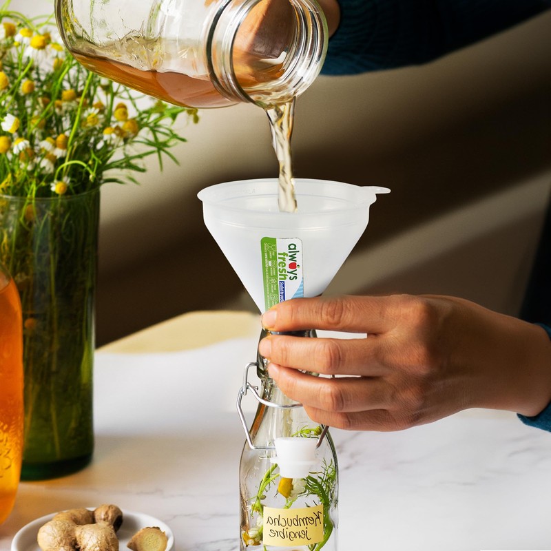 Small Funnel - Natural - Clear - Food Storage, Portion