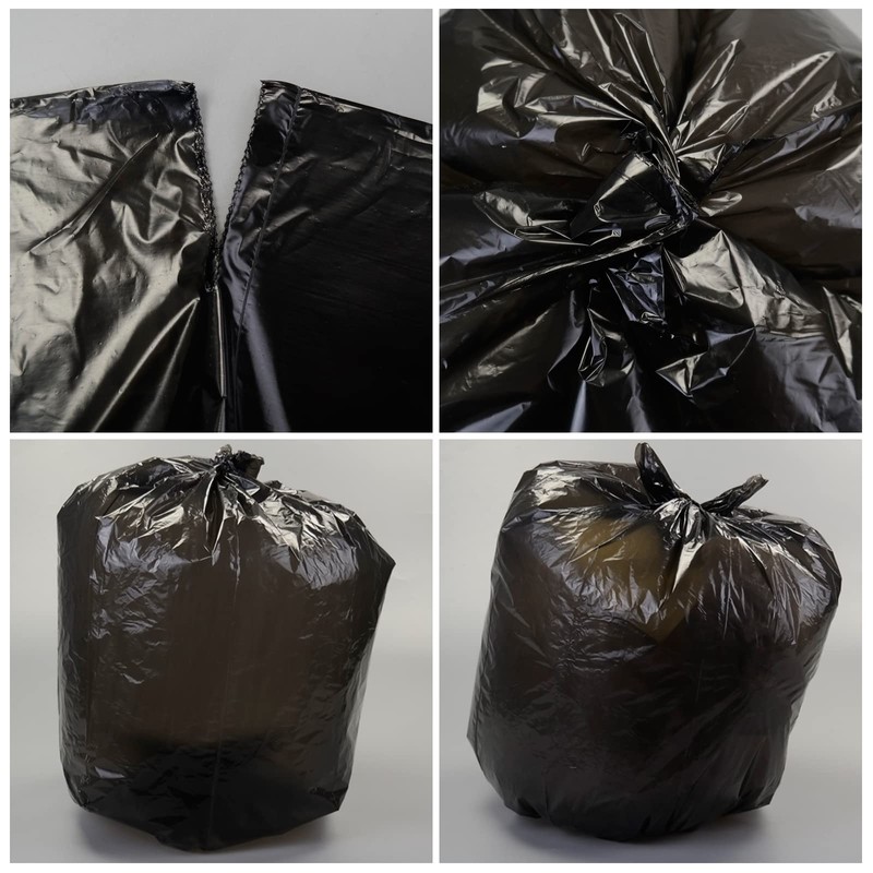 Yesdate 8 Gallon Black Trash Bags, Waste Bin Liners for