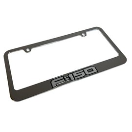 Eurosport Daytona - Compatible with 2021-2024 Ford F-150 - Chrome License Plate Frame