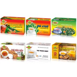 Hung Phat Tea - Artichoke, Pure Turmeric, Corn, Seaweed, Lotus Plumule Flavours - Lotus Plumule Tea