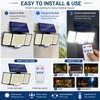 Solar Motion Sensor Light for Outdoor Security – IP65 Waterproof