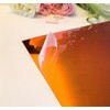 Set of 2 Orange Acrylic Sheet,Orange Mirror Acrylic Plexiglass Plastic