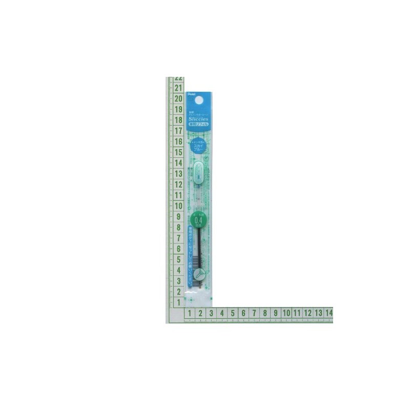 ぺんてる ゲルインキリフィル スリッチーズリフィル 0.4mm スカイブルーインキ XBGRN4S1