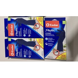 Playtex 3 Pair O-Cedar Playtex Living PREMIUM Medium Reusable Rubber Gloves - Free ship!