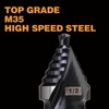 Jerax tools M35 HSS 1/2 Inch Step Drill Bit, Single