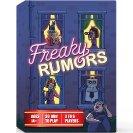 Freaky Rumors® Against Reality — Hilarious Party Card Game for Social Gatherings (3-6 Players) | Fun Ice Breaker for Adults & Family Game Night | Entertaining Board Game for Teens, Adults & Families