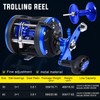 Sougayilang Trolling Reel, Smooth Powerful Boat Fishing Ocean Reel, Saltwater