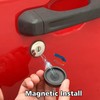 SUNPIE Upgraded N52 Strong Magnetic Keyhole Covers Compatible with 2018-2025