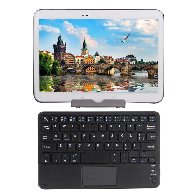 7 Inch Wireless Ultra Slim Touchpad Scissors Feet Design for
