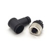 M12 Connector 4 pin Field Female Socket Right Angle Plastic