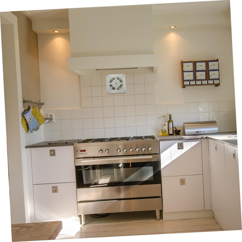 Outanaya Wall Mount Exhaust Fan for Kitchen Bathroom Ventilation Energy