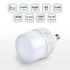 400W-500W Equivalent LED Light Bulb, Bright White Bulbs 6500K 65Watt