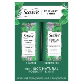 Unbranded Suave Professionals Invigorating Shampoo and Conditioner Set,Rosemary&M