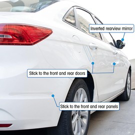 CGEAMDY 4 Pieces Anti-rub Decorative Strip, Crash Scratch Guard Strips, Car Side Door Edge Guards Protector Bumper, Bumper Guard Anti-Collision Protector, Exterior Accessories(Transparent)