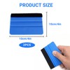 2-Pack Vinyl Wrap Tools Squeegee Set - Felt Edge Car