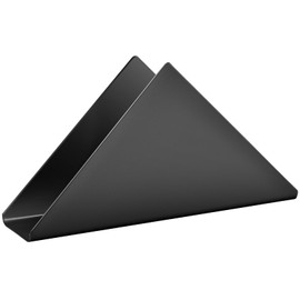 Servilletero Triangular, OUDAR Servilleteros para Mesa Elegantes, Servilleteros para Mesa para Cocina, Restaurante, Cafetería, Servilleteros para Decoración de Mesa de Cocina (Negro)