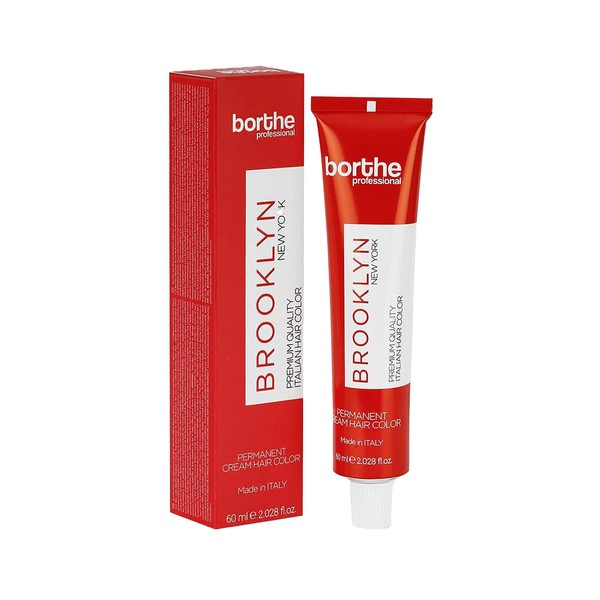 BORTHE Professional Permanent Long Lasting Hair Colour Colour 60ml Made in Italy Gentle on Scalp Permanent Hair Colour 100% White Coverage No Aggressive Chemicals - 9.11 Very Light Matte Blonde