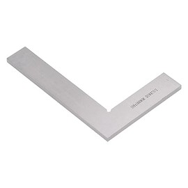 Marhynchus Escuadra en L de Metal, Diseño Ergonómico, Herramienta de ángulo Recto de 90 Grados, Medidas Precisas para Carpintería y Construcción 150 X