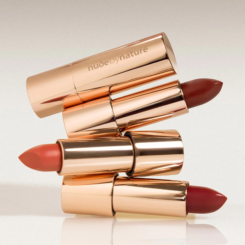 Nude By Nature Moisture Shine Lipstick, 06 Dusky Nude 4g