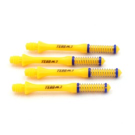 CUESOUL TERO AK7 Dart Shafts Built-in Spring Telescope for Steel Point Arrows and Soft Pointed Arrows, Set of 4 pFCS（FCS-AK7+4XC35）