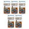Premium Batteries Size 312 ZA312 1.45V Hearing Aid Batteries Brown Tab (30 Pack)