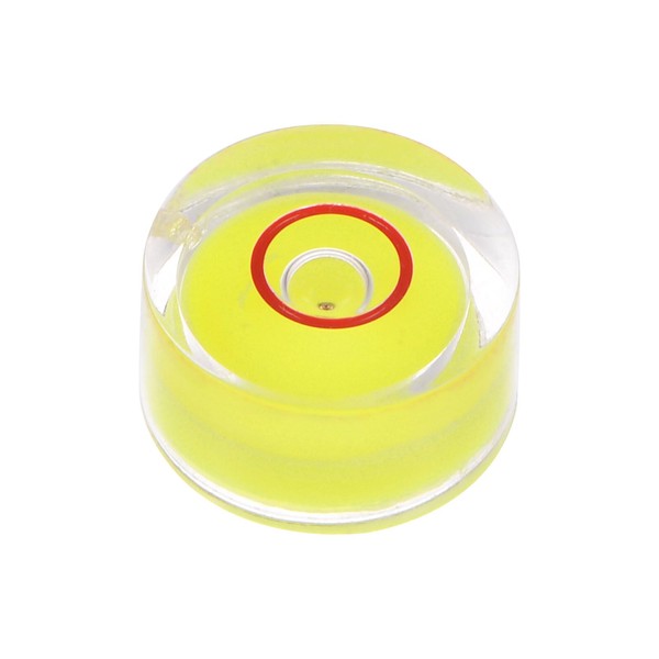 HARFINGTON 4pcs Round Bubble Level 12x6mm Mini Circular Bullseye Spirit