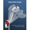 Strong Adhesive and Waterproof Shower Head Holder, Adjustable Handheld Shower