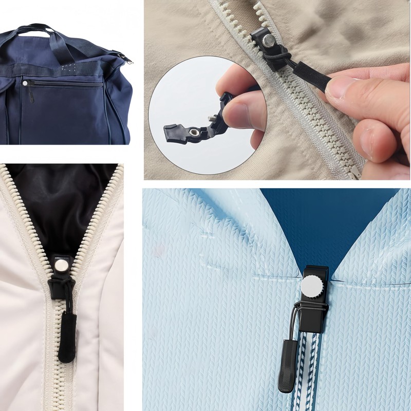 Zip Slider Replacement, Pack of 15 Fix Zip Pulls, Removable