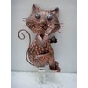 Westerholt GmbH Copper Look Cat Gutter and Fence Ornament