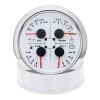 RYSJM 85mm White GPS Speedometer 0-160MPH with Tacho 8000RPM 4