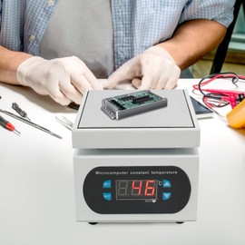 350W 110V Soldering Station Hot Plate, LED Microcomputer Electric Hot Plate, Preheating Soldering Welder Hot Plate, Welder Hot Plate Rework Heater Lab Plate, 100X100mm