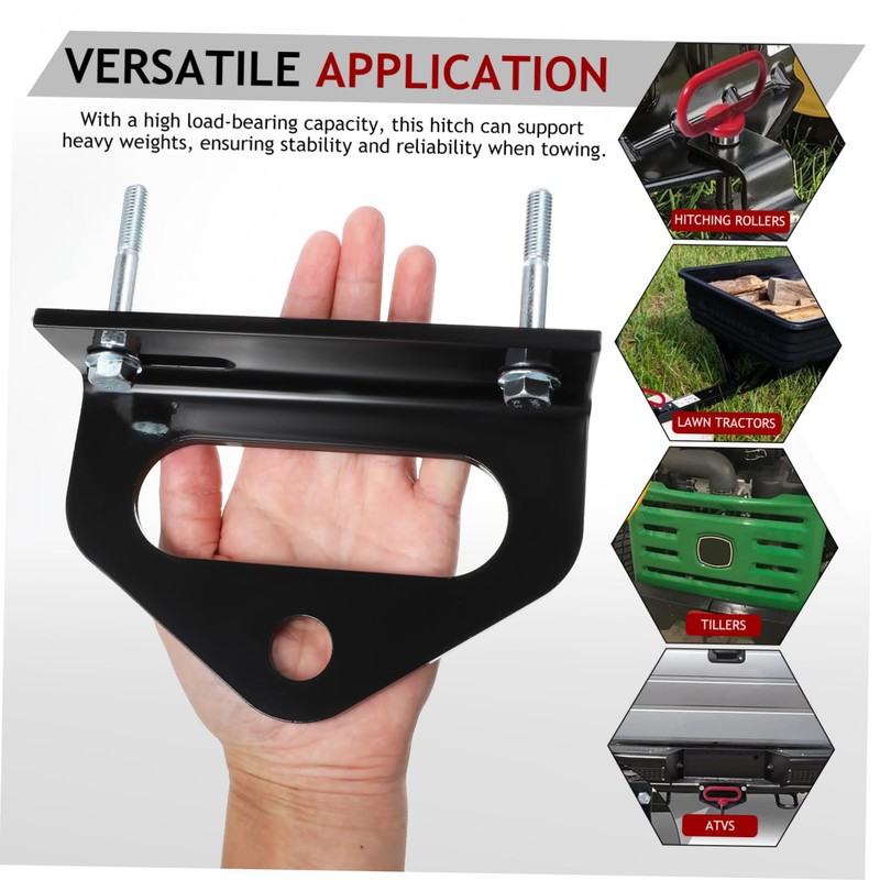 Mobestech Heavy Duty Hitch Receiver for Lawn Mower Zero Turn