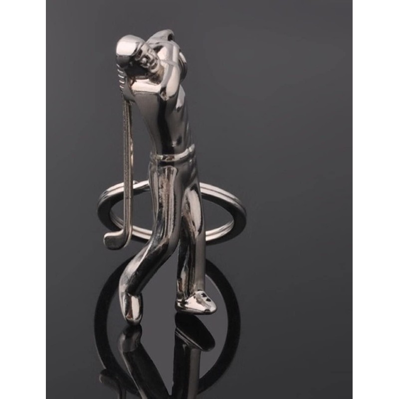 LL-Golf ® Golf Keyring Player with Golf Clubs / Gift