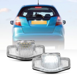 NSLUMO LED Number Plate Light for Ho.nda Civic IX Jazz CR-V FR-V HR-V Insight Pack of 2 LED Tag Lamps