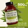 Citrato De Magnesio De 365 Cápsulas | Solasta® Sabor Sin