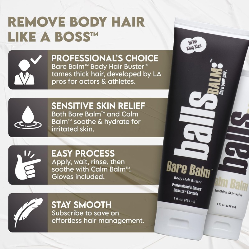 Bare Balm - Body Hair Management Cream (Professional's Choice ||